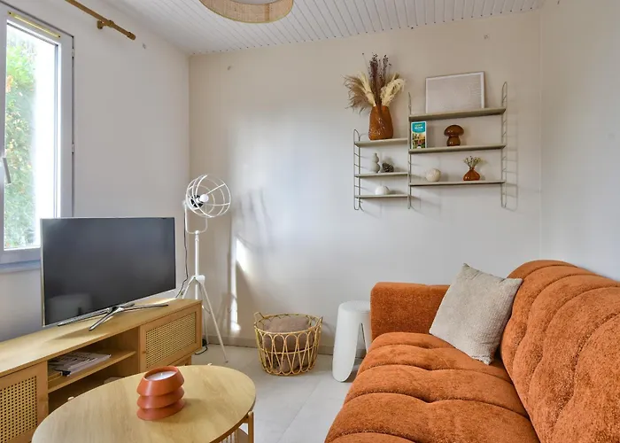 度假居 Le Reflet Des Dunes - Jardin - 300 M De La 巴尔巴特尔